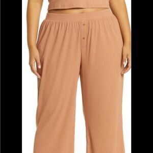 Open edit tan two piece set